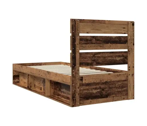 Lovos Rėmas Senas Medis 90 X 190 Cm Kietos Pušies Mediena