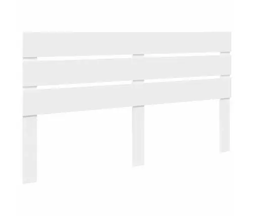 Voodi Raam Sahtliga Peaga Valge 200 X 200 Cm Inseneripuit