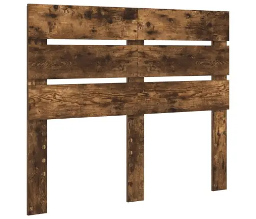 Glabāšanas Gulta Dūmaka Ozols 120 X 200 Cm Inženierijas Koks Vidaxl