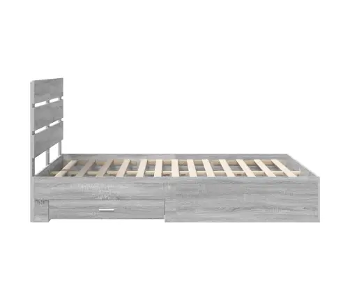 Voodi Raam Sahtliga Peaga Hall Sonoma 160 X 200 Cm Tehispuit