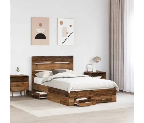 Lovos Rėmas Senas Medis 135 X 190 Cm Apdirbta Mediena