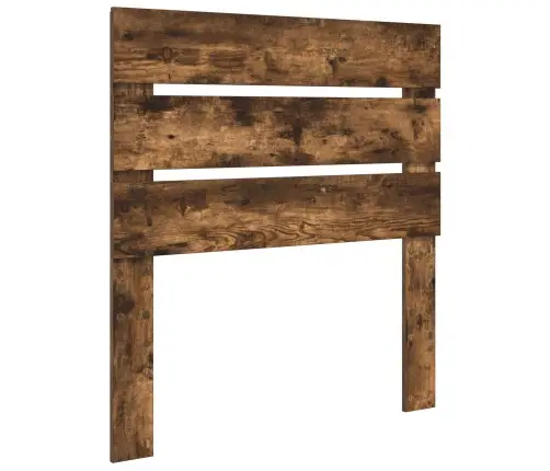 Gultas Rāmis Ar Atvilktni Dūmu Ozols Un Sudrabs 75 X 190 Cm Vidaxl