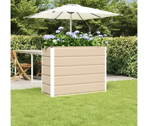 Puķu Kaste Krēms 100 X 40 X 75 Cm Tērauds Vidaxl