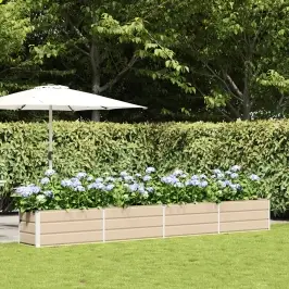 Puķu Kaste Krēms 480 X 50 X 45 Cm Cinkots Tērauds Vidaxl