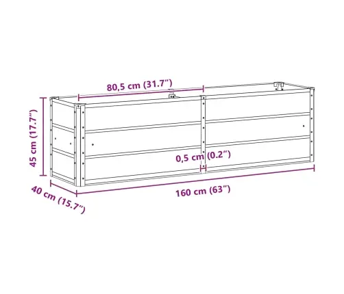 Lovelis Šviesiai Pilka 160 X 40 X 45 Cm Plienas