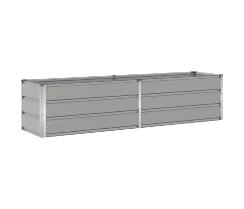 Puķu Kaste Gaiši Pelēks 480 X 50 X 45 Cm Cinkots Tērauds Vidaxl