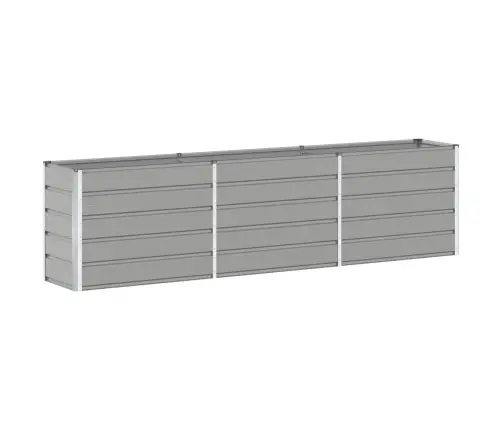 Puķu Kaste Gaiši Pelēks 480 X 50 X 45 Cm Cinkots Tērauds Vidaxl