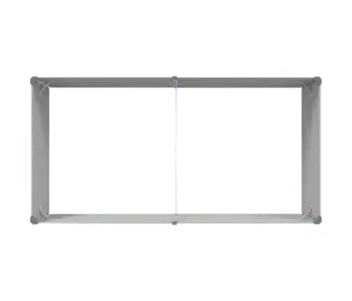 Lovelis Šviesiai Pilka 195 X 100 X 45 Cm Cinkuota Plienas