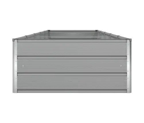 Puķu Kaste Gaiši Pelēks 195 X 100 X 45 Cm Cinkots Tērauds Vidaxl