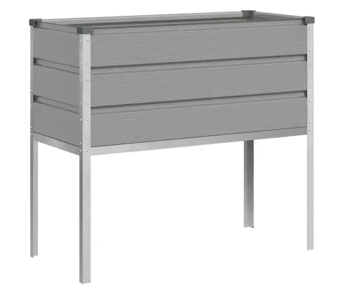 Puķu Kaste Gaiši Pelēks 100 X 45 X 90 Cm Cinkots Tērauds Vidaxl