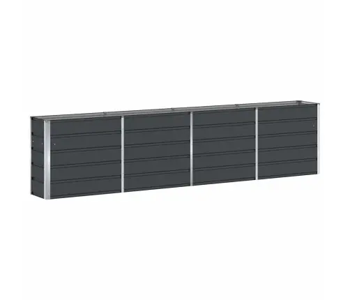 Puķu Kaste Antracīts 160 X 40 X 75 Cm Tērauds Vidaxl