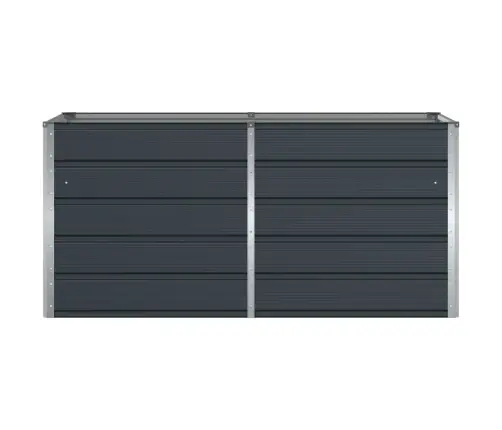 Puķu Kaste Antracīts 160 X 80 X 75 Cm Tērauds Vidaxl