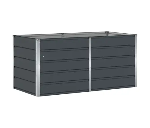 Puķu Kaste Antracīts 160 X 80 X 75 Cm Tērauds Vidaxl