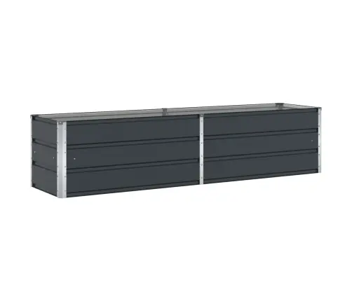 Puķu Kaste Antracīts 480 X 50 X 45 Cm Cinkots Tērauds Vidaxl