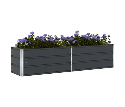 Puķu Kaste Antracīts 480 X 50 X 45 Cm Cinkots Tērauds Vidaxl