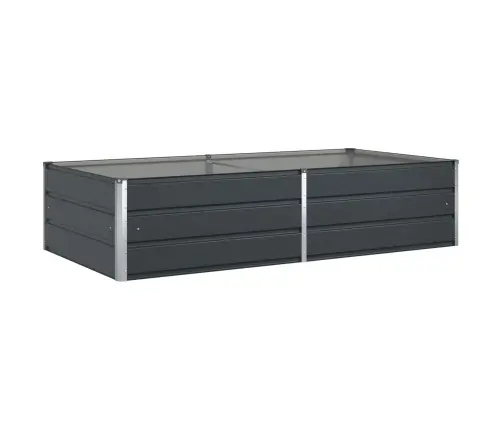 Puķu Kaste Antracīts 195 X 100 X 45 Cm Cinkots Tērauds Vidaxl