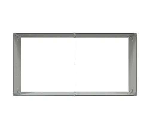 Puķu Kaste Antracīts 195 X 100 X 45 Cm Cinkots Tērauds Vidaxl