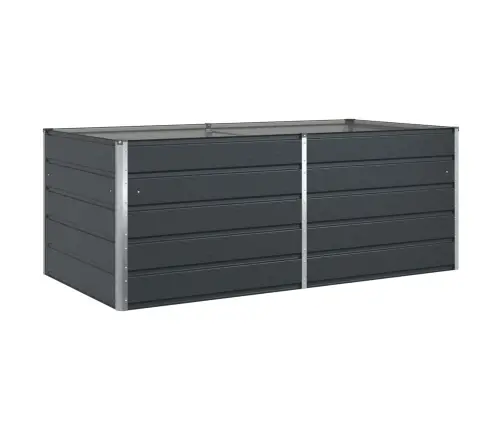 Puķu Kaste Antracīts 195 X 100 X 45 Cm Cinkots Tērauds Vidaxl