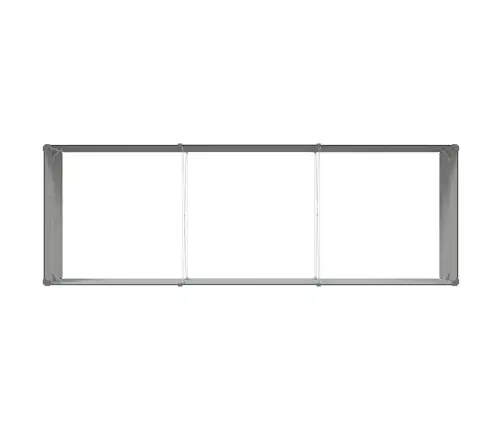 Puķu Kaste Antracīts 195 X 100 X 45 Cm Cinkots Tērauds Vidaxl
