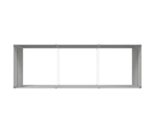 Puķu Kaste Antracīts 195 X 100 X 45 Cm Cinkots Tērauds Vidaxl