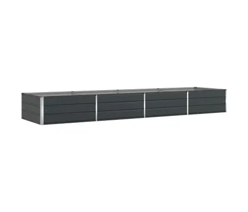 Puķu Kaste Antracīts 195 X 100 X 45 Cm Cinkots Tērauds Vidaxl