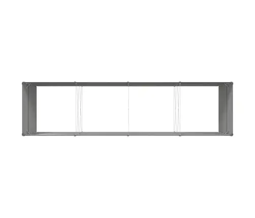 Puķu Kaste Antracīts 195 X 100 X 45 Cm Cinkots Tērauds Vidaxl