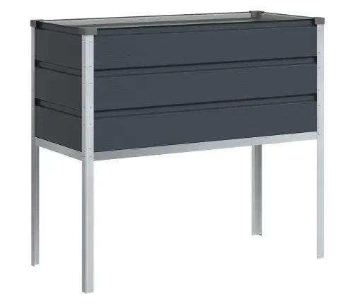 Puķu Kaste Antracīts 100 X 45 X 90 Cm Cinkots Tērauds Vidaxl