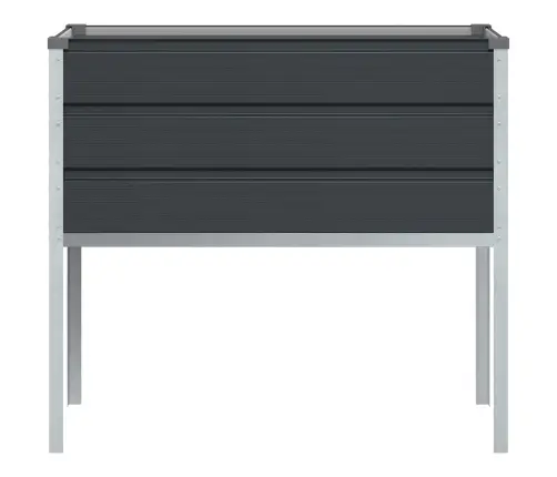 Puķu Kaste Antracīts 100 X 45 X 90 Cm Cinkots Tērauds Vidaxl