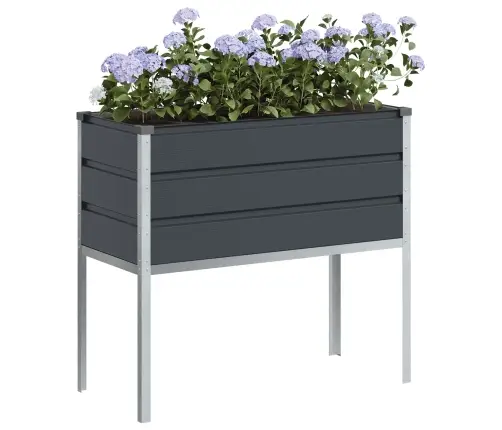 Puķu Kaste Antracīts 100 X 45 X 90 Cm Cinkots Tērauds Vidaxl