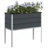 Puķu Kaste Antracīts 100 X 45 X 90 Cm Cinkots Tērauds Vidaxl