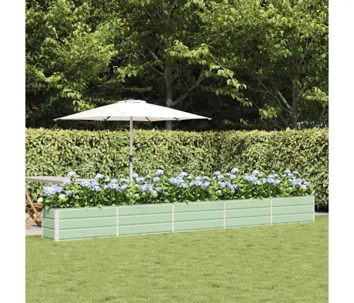 Puķu Kaste Pasteļa Zaļa 480 X 50 X 45 Cm Cinkots Tērauds Vidaxl