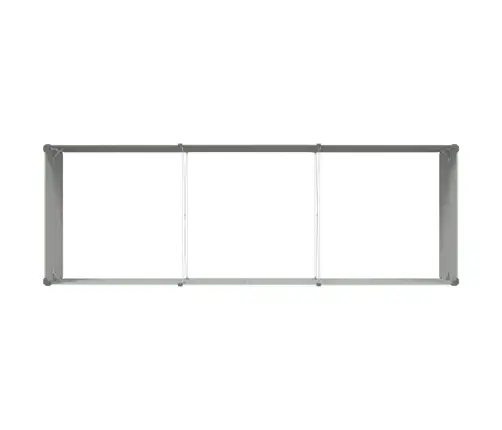 Puķu Kaste Pasteļa Zaļa 195 X 100 X 45 Cm Cinkots Tērauds Vidaxl