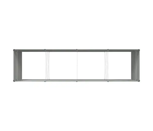 Puķu Kaste Pasteļa Zaļa 195 X 100 X 45 Cm Cinkots Tērauds Vidaxl