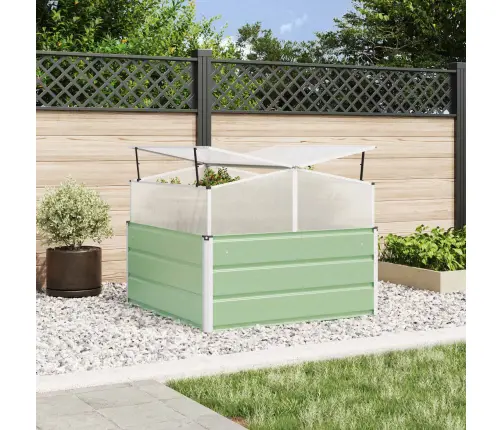 Lovelis Pasteliai Žalia 100 X 100 X 77 Cm Cinkuota Plienas