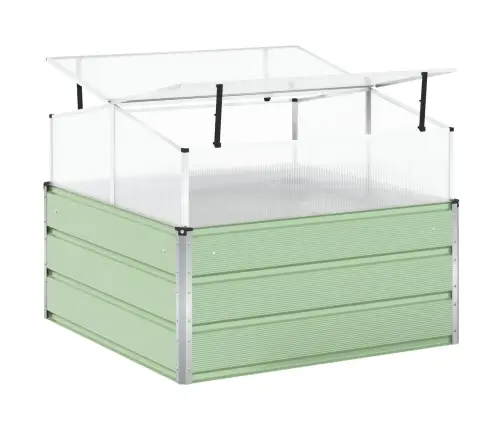 Lovelis Pasteliai Žalia 100 X 100 X 77 Cm Cinkuota Plienas