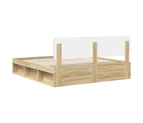 Gultas Rāmis Sonoma 200 X 200 Cm Ciets Priedes Koks Vidaxl