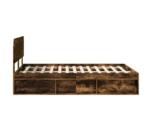 Lovos Rėmas Rūkyta Ąžuolas 140 X 190 Cm Kietos Pušies Mediena