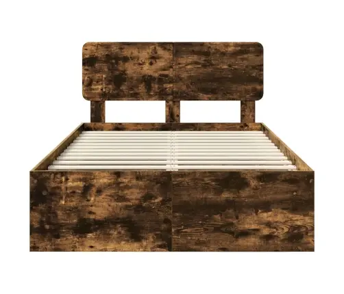 Lovos Rėmas Rūkyta Ąžuolas 135 X 190 Cm Kietos Pušies Mediena