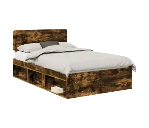 Lovos Rėmas Rūkyta Ąžuolas 135 X 190 Cm Kietos Pušies Mediena