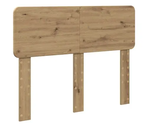 Gultas Rāmis Mākslīgā Ozola 90 X 190 Cm Ciets Priedes Koks Vidaxl