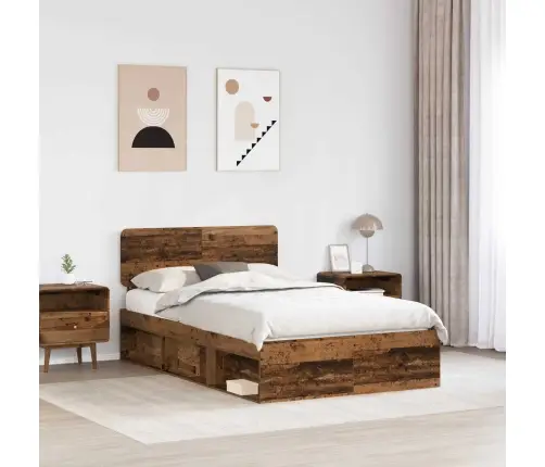 Lovos Rėmas Senas Medis 120 X 190 Cm Kietos Pušies Mediena