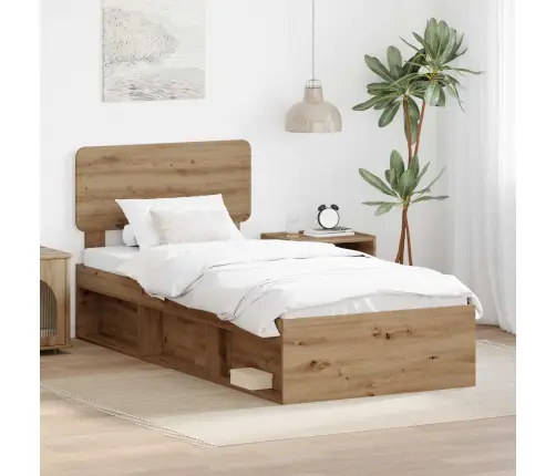 Lovos Rėmas Meistrų Ąžuolas 75 X 190 Cm Kietos Pušies Mediena