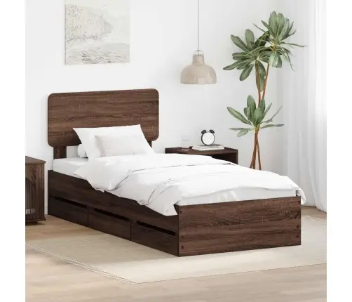 Lovos Rėmas Rudas Ąžuolas 100 X 200 Cm Inžinerinė Mediena