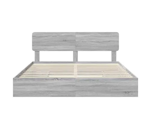 Laos Voodi Peaga Sahtliga Hall Sonoma 180 X 200 Cm Tehispuit