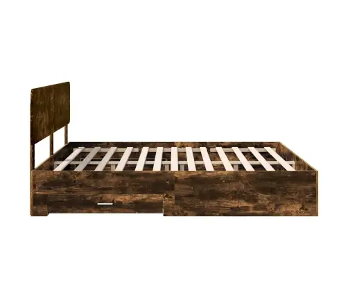 Lovos Rėmas Rūkyta Ąžuolas 180 X 200 Cm Apdirbta Mediena