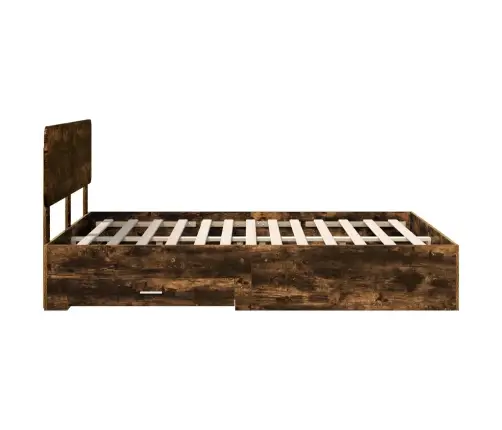 Lovos Rėmas Rūkyta Ąžuolas 150 X 200 Cm Apdirbta Mediena