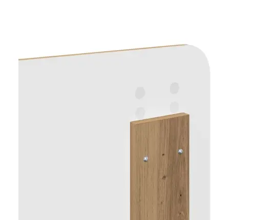 Voodi Raam Peaga Sahtliga Käsitööpuu 135 X 190 Cm Tehispuit