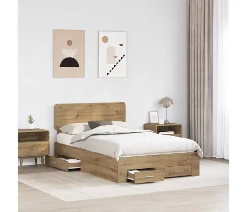 Lovos Rėmas Amatininkų Ąžuolas 120 X 200 Cm Apdirbta Mediena