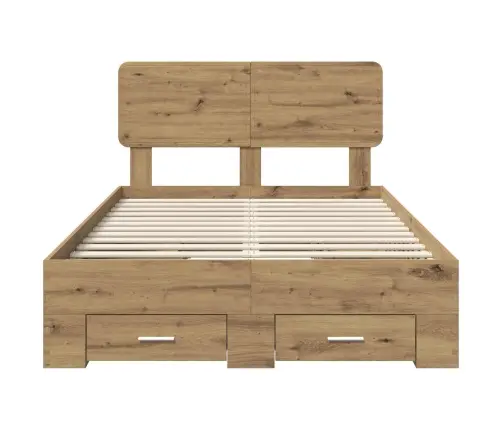 Lovos Rėmas Amatininkų Ąžuolas 120 X 200 Cm Apdirbta Mediena