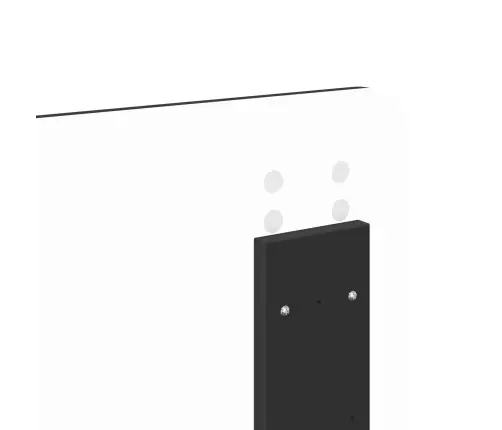 Voodi Raam Peaga Sahtliga Must 120 X 190 Cm Tehispuit